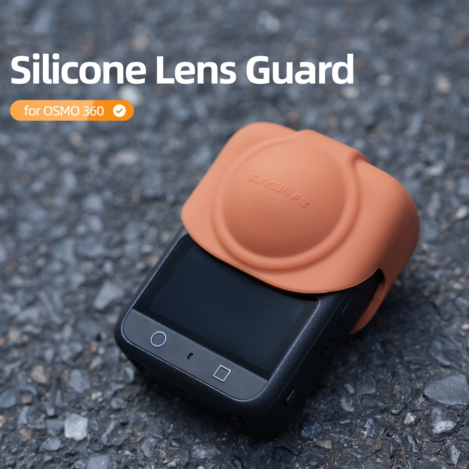 

For DJI OSMO 360 Lens Protective Cover Silicone Lens Cover Panoramic Camera Anti Drop Protective Case Accessories