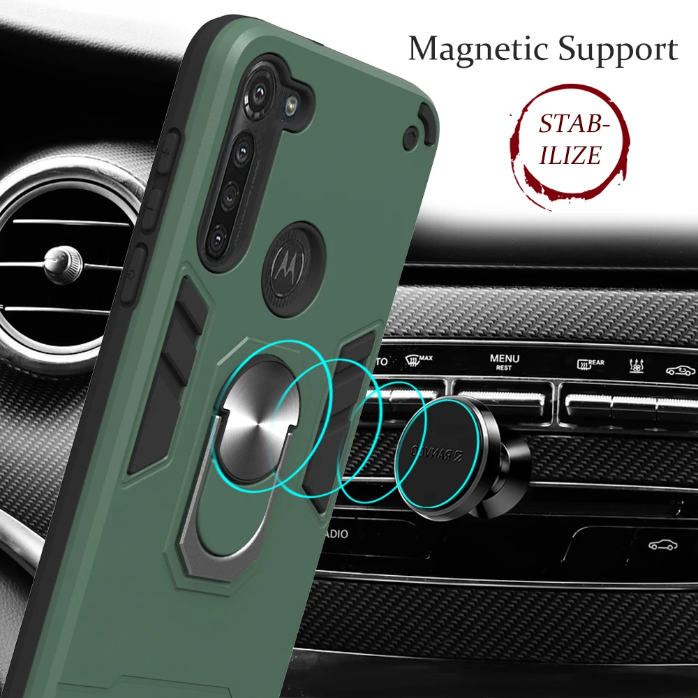 Magnet Case For Motorola Moto G30 G10 G20 G100 G50 G60 G62 G32 G Stylus 5G 2021 E7 Power Impact Bumper Slicone Back Cover Case