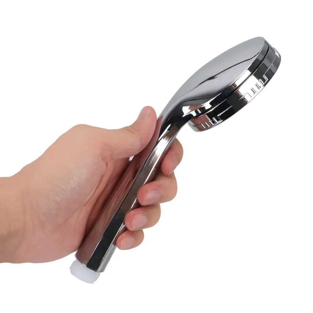 Pressurized Nozzle Shower Head 1pc High Pressure Rainfall Chrome Bath Shower Head High Quality Water Saving Spray Nozzle