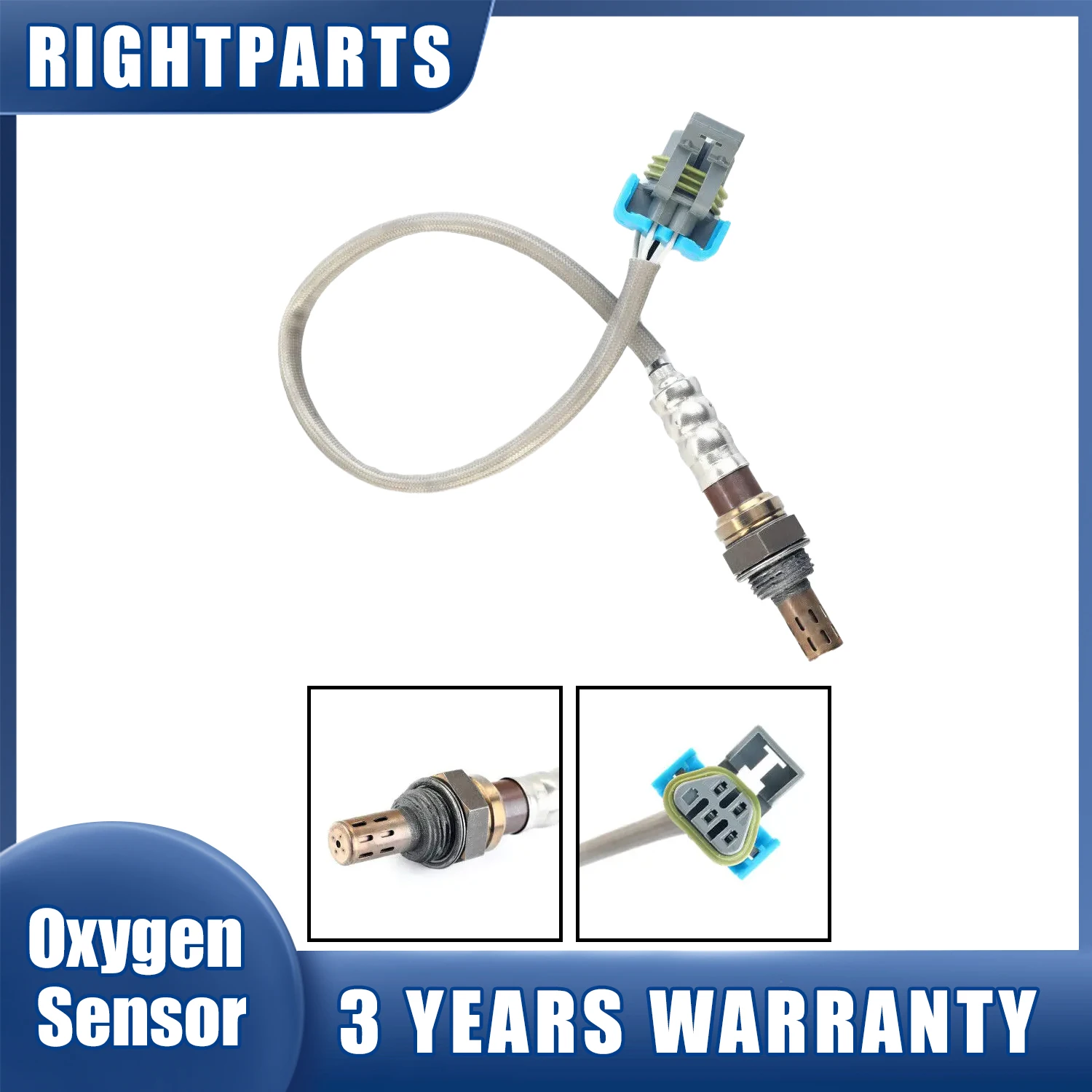 RIGHTPARTS Car O2 Oxygen Sensor 12621696 For Buick Lacrosse Regal GL8 Chevrolet Captiva 2.4L Lambda Probe Sensor Automotive Part