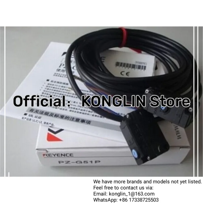 

【Contact Us For Additional Models】 1PC New Keyence PZ-G51P Photoelectric Sensor PZG51P