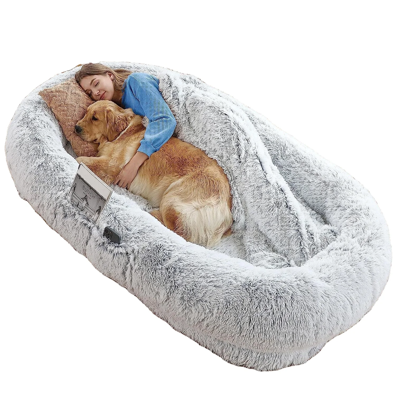 New Washable 5XL  6XL Extra Large Memory Foam Human Size Dog Bed Non-slip Detachable Giant Dog Bed For Large