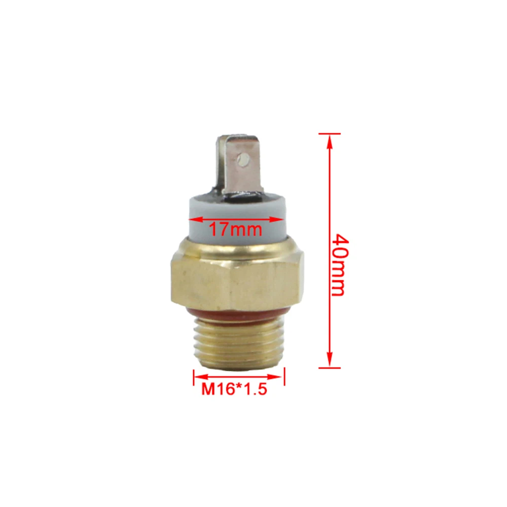 Motorcycle Electric Radiator Coolant Fan Water Temperature Thermostat Switch Temp Sensor M16*1.5mm For 200 250 400 450