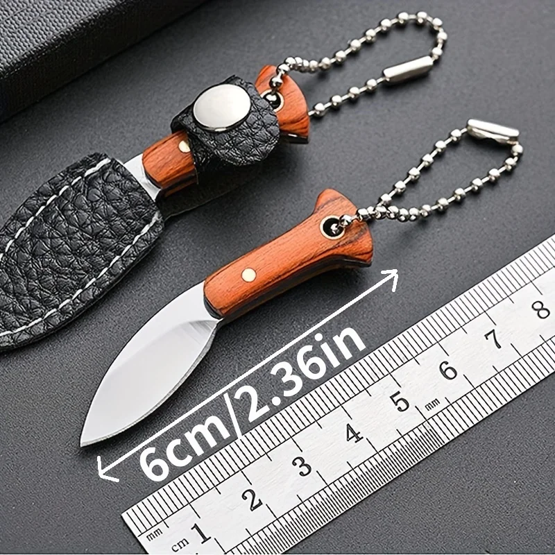 Keychain, Small Vegetable Knife, Mini Knife, Express Knife, Keychain, Non Folding Knife, Hanging Accessories