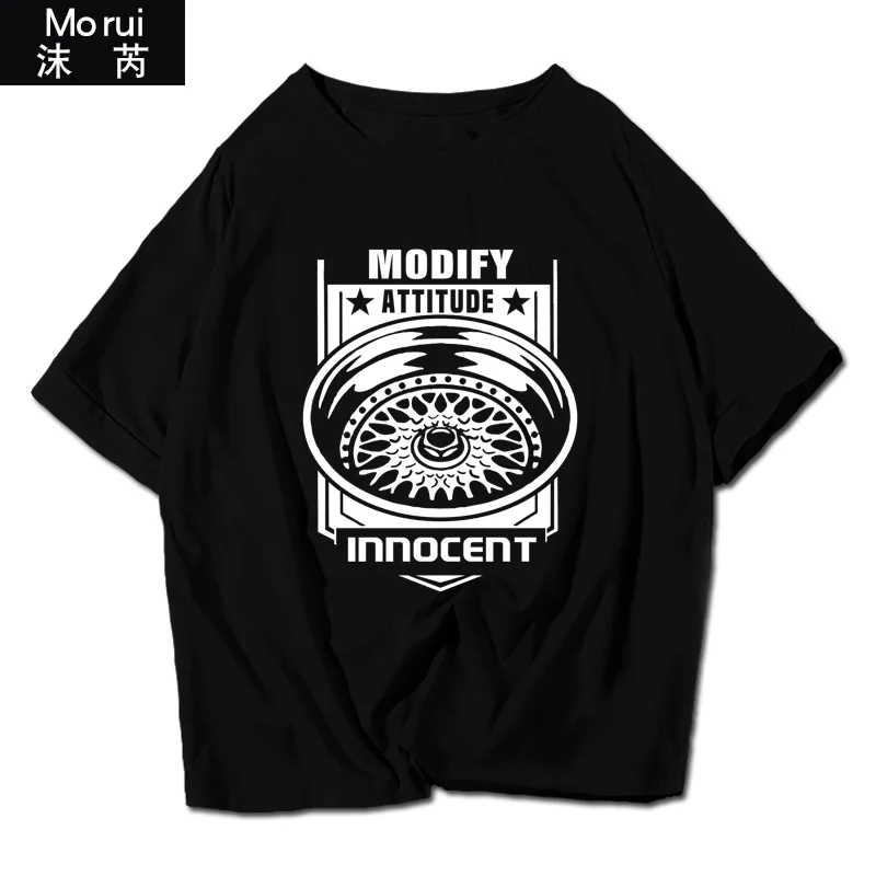 

Modified BBS Wheel Rim Hellaflush Car Modified Car Peripheral Short Sleeve T-Shirt Men's and Women's Half Sleeve Clothes