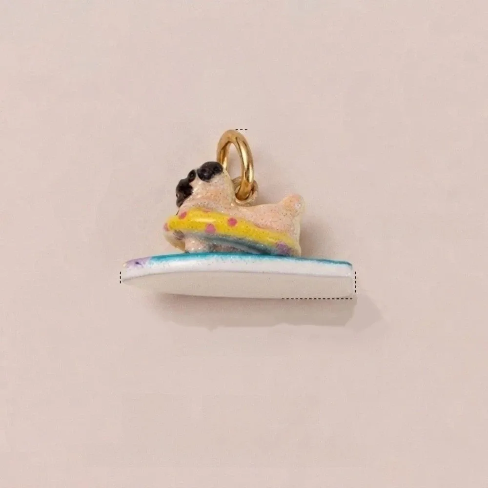 Colorful Enamel Dog Pendant description 8