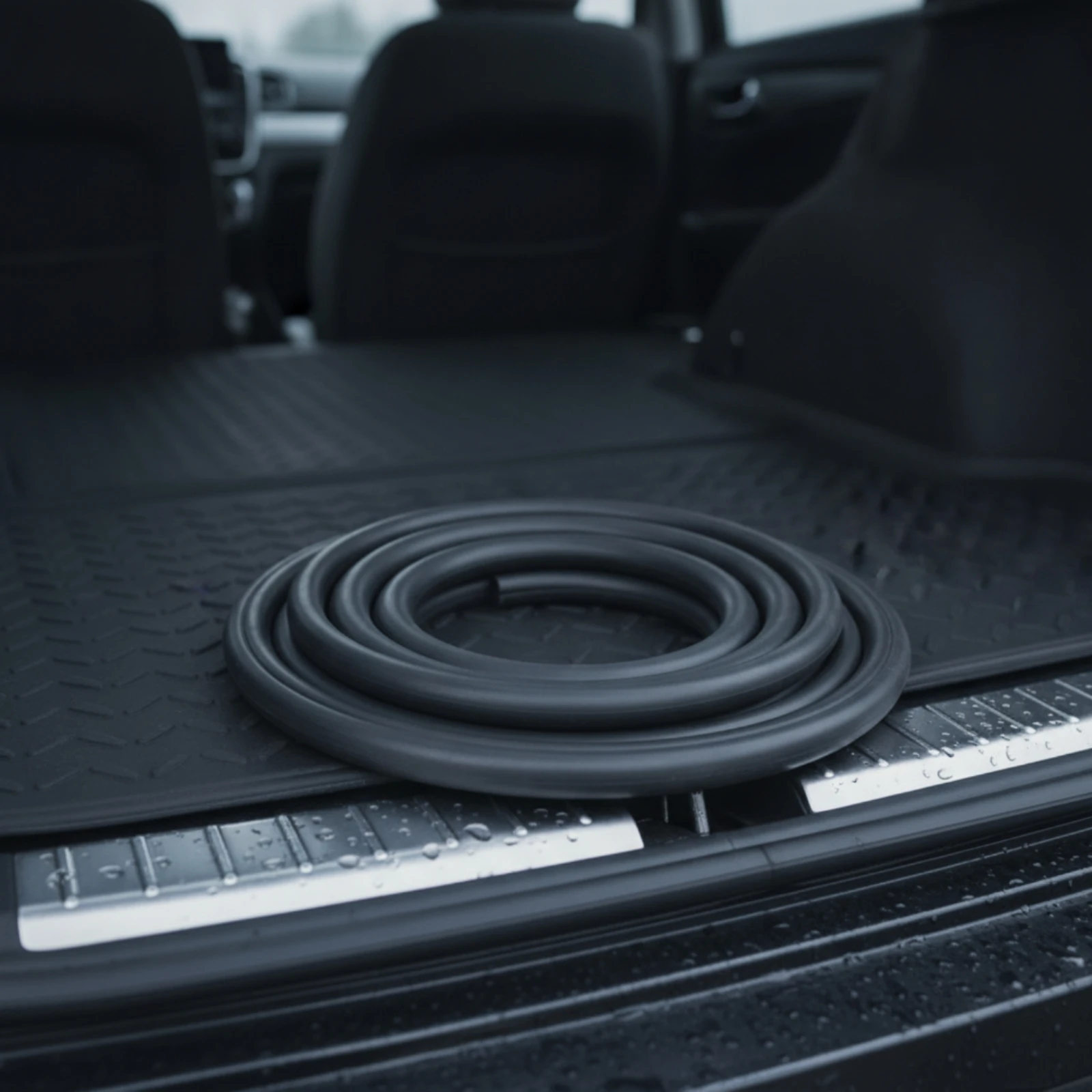 Tailgate Seal Flexible Rubber Hatch Weather Seal Weatherstrip Hollow Core Gasket Weatherproof for Car Owners