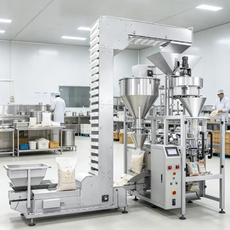 Auto Weigh Scale Multilane Back Seal Small Vertical Granular 5 Lane Granule Quantitative Package Cement Pack Machine