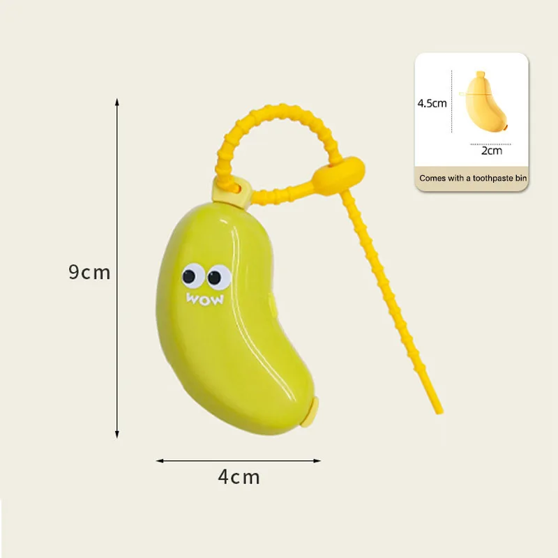 صندوق تخزين فرشاة الأسنان اللطيف. غطاء فرشاة أسنان محمول للسفر. مقاوم للغبار. مناسبة للسفر والمشي لمسافات طويلة والتخييم. #6