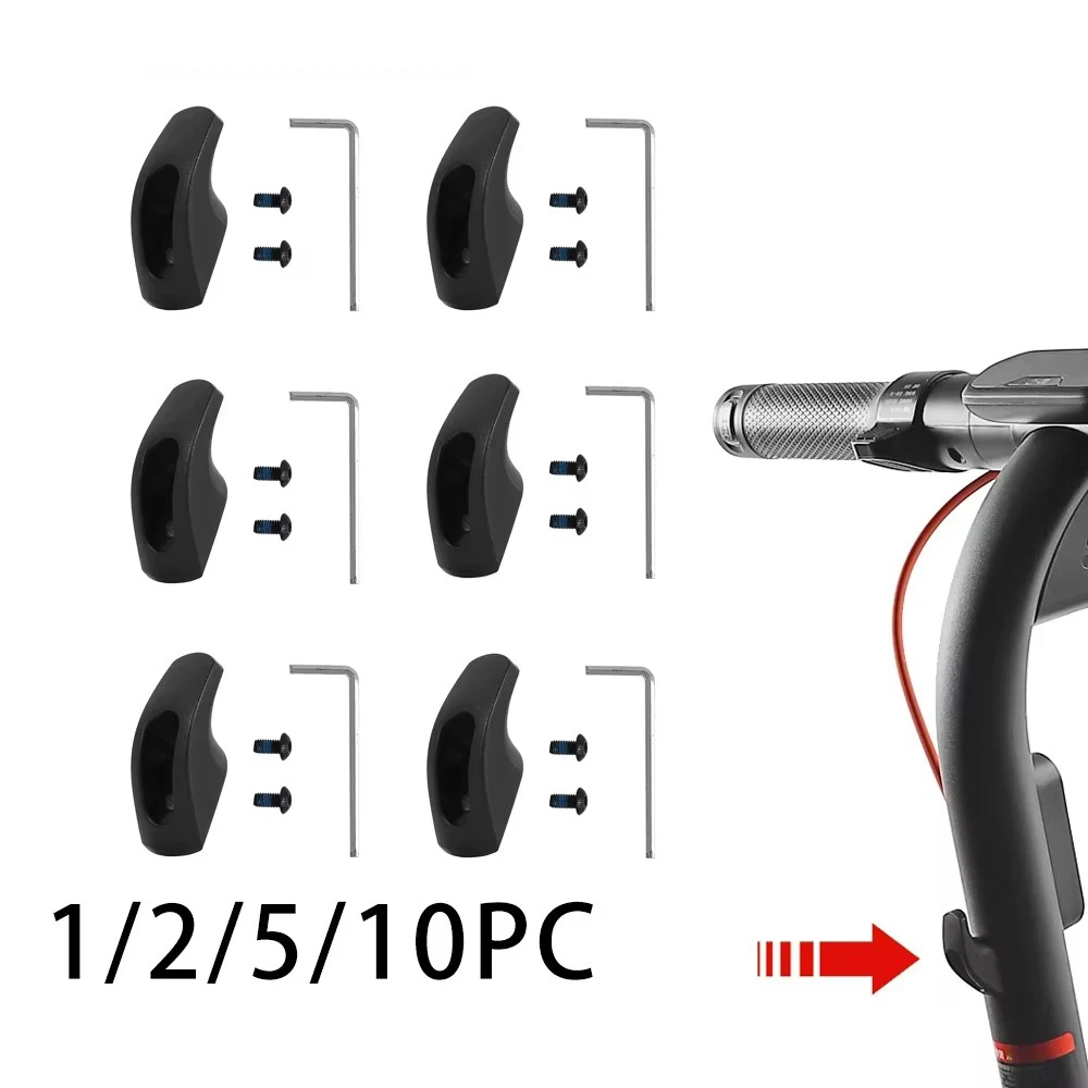 Gancho de suspensión frontal para patinete eléctrico Segway Ninebot E2 Pro, cabina de batería, Mini colgador duradero de almacenamiento con tornillos, piezas de herramientas