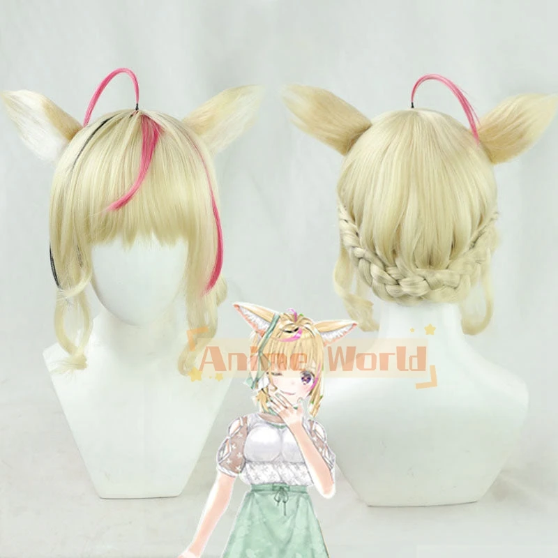 

Hololive Виртуальный YouTuber Омару Полька Третий Костюм Косплей Парик