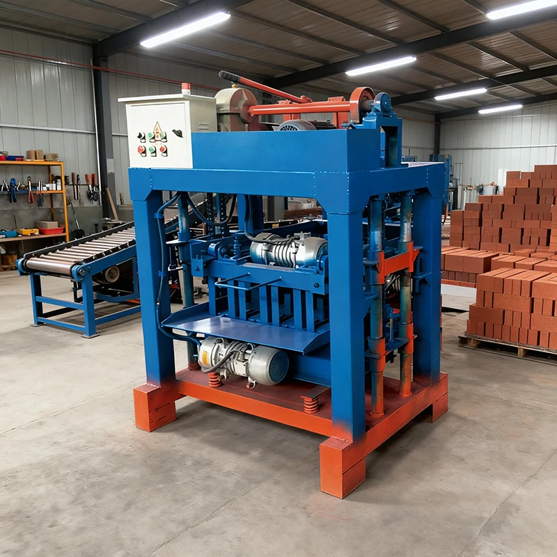 Fully Automatic Hollow Concrete Block Making Machine Easy to Operate Small Clay Brick Recycled Bricks Making Machine