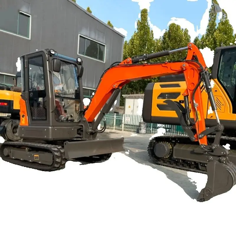 

Customization New - Style 3.5 Ton Towable Excavator with Cabin and Hydraulic Connector - Boost Your Work Productivity Sell