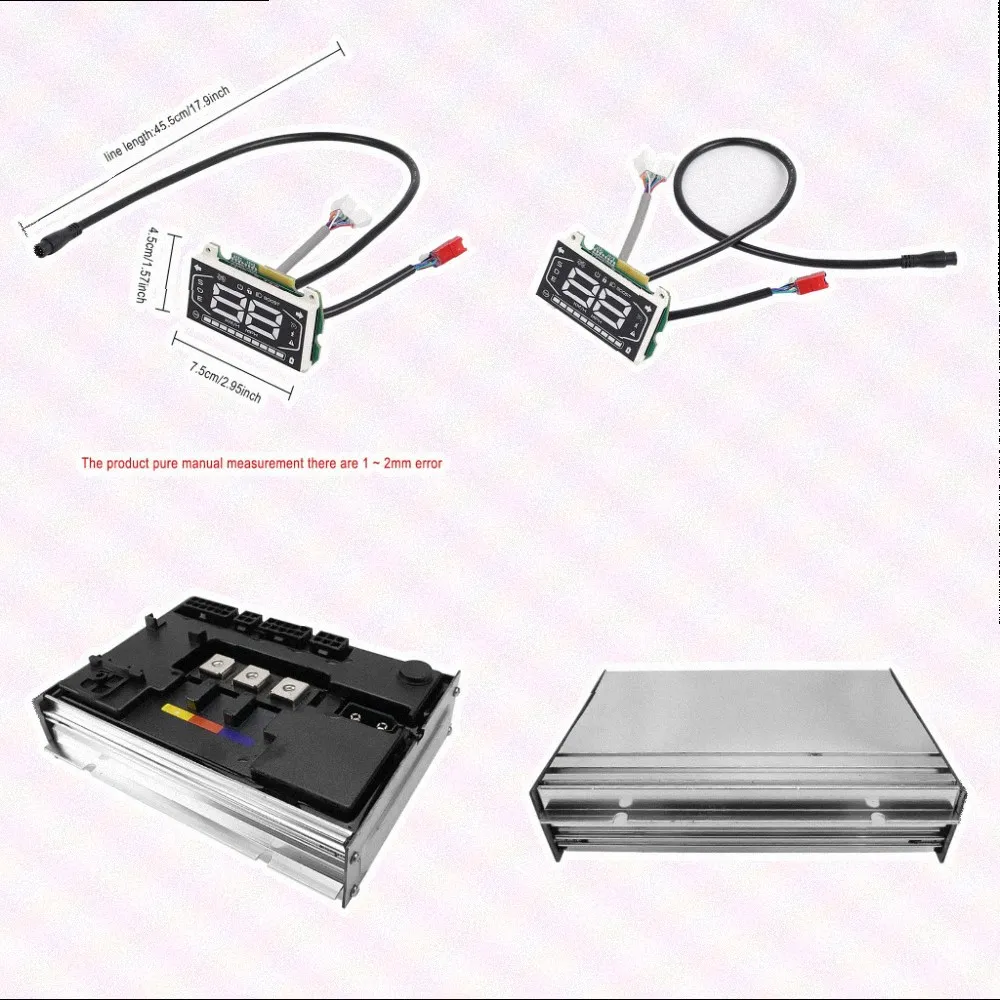 For ZT3 for PRO Electric Scooter Dashboard Display with Battery Level and Speed Mode Indicators Plus Controller Board