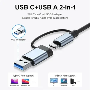 USB -Typ -C -Erweiterung für Xiaomi -Telefon und Tablet, 8 in 1 Port, USB 3 Hub, Splitter, Typ C Dock, Multiport -Adapter 8 Hauptverkäufe sexuelles Vitamin - №8