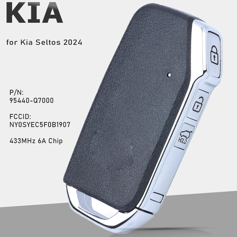 

KEYECU 95440-Q7000 Smart Remote Key Keyless Go Fob 433MHz 6A Chip for Kia Seltos 2024