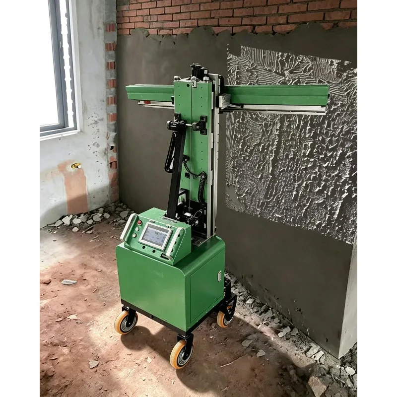 2026 Hot Sale Wall Plastering Render Machine for Villa Renovation, Auto‑Leveling Indoor Cement Mortar Wall Smoothing Robot Tool