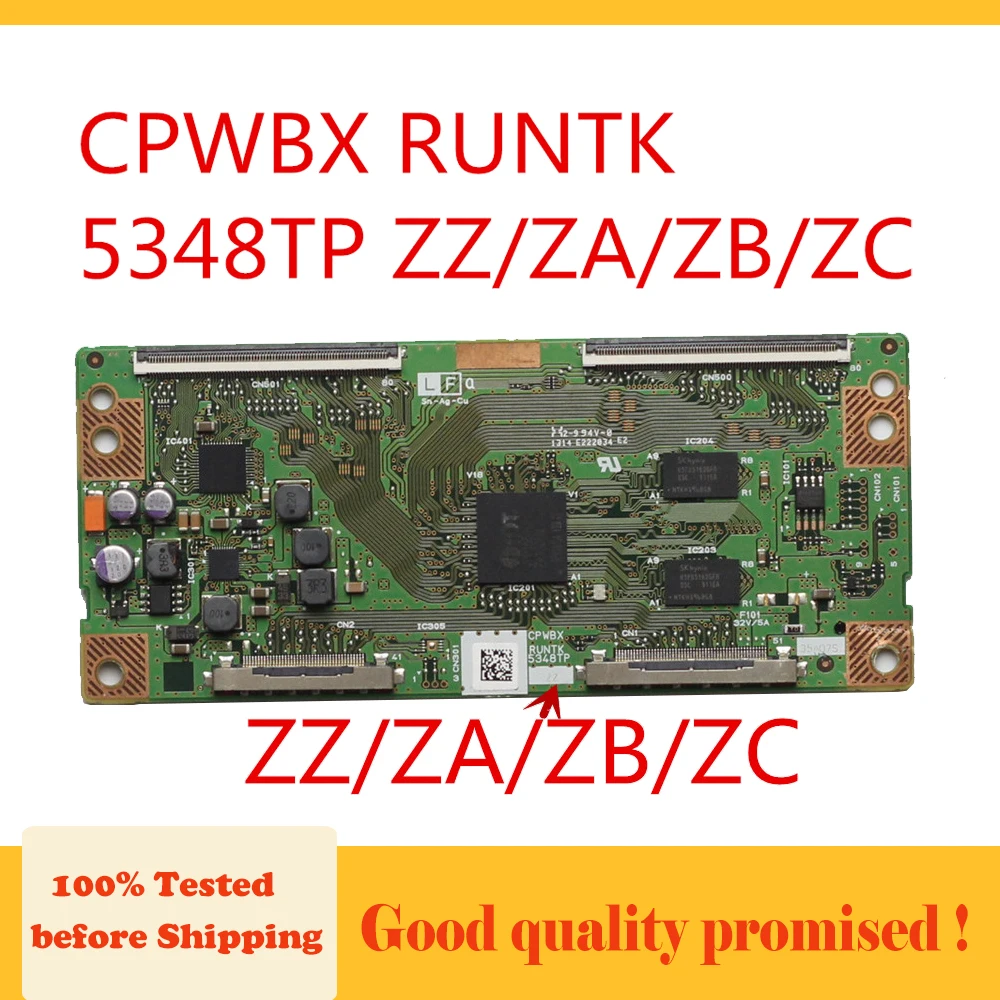 

5348TP Logic Board CPWBX RUNTK 5348TP ZZ/ZA/ZB/ZC for TV Original Product CPWBXRUNTK T-con Board Universal TV Card