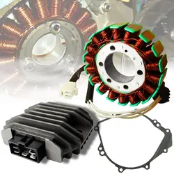 Magneto Coil Stator+Voltage Rectifier+Gasket Assy. For 99-02 YZF-R6/R6S/YZFR6/YZFR6S/YZF-R6S 600 5EB-81410-00-00/4JH-81960-00-00