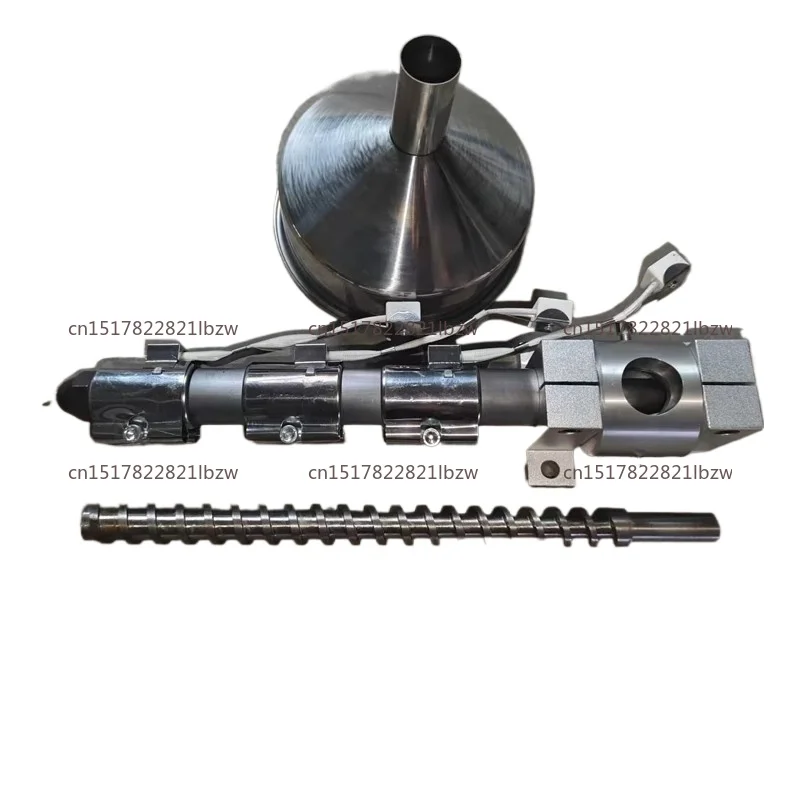 Screw Material Extruder Mini Plastic Injection Molding Machine Small Single Screw Extruder Desktop Type Extruder Materal Tray