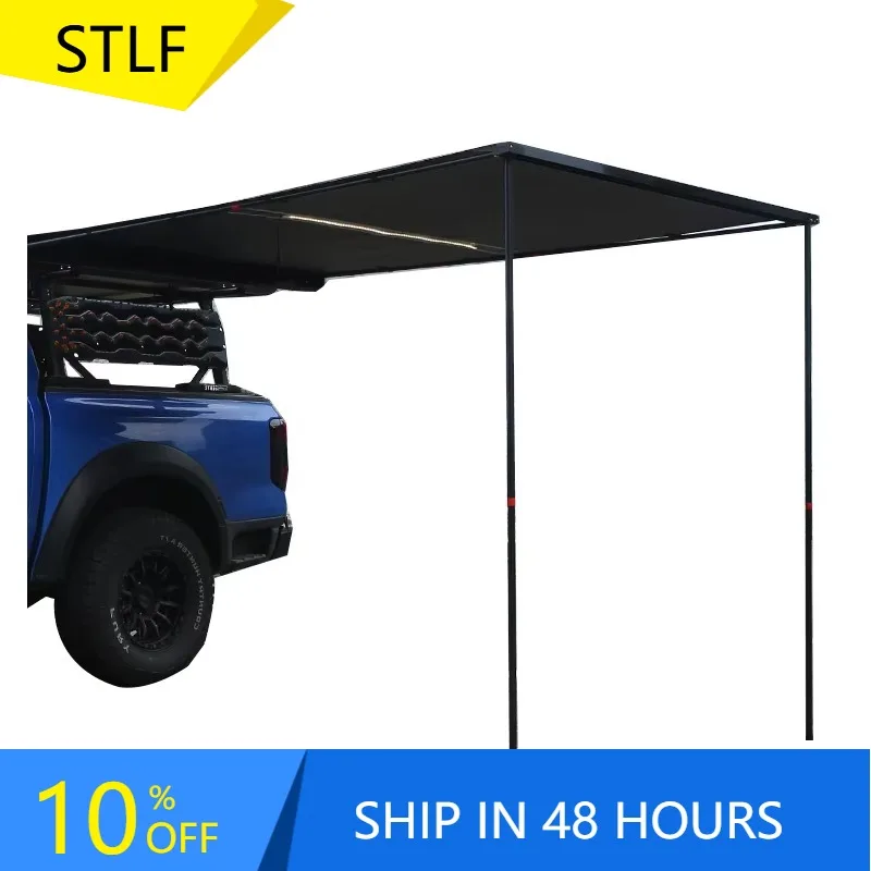 

STLF Waterproof Car Side Awning Tent with LED Light Portable Camping Awning for SUV, Van, Off-Road Vehicle 1.6m/2m/2.5m