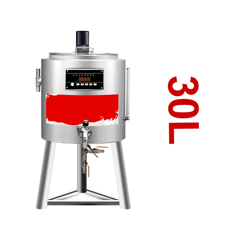 Máquina de pasteurización comercial, máquina de pasteurización de leche/granja, máquina de esterilización inteligente de pastos, 220/380V, 30l