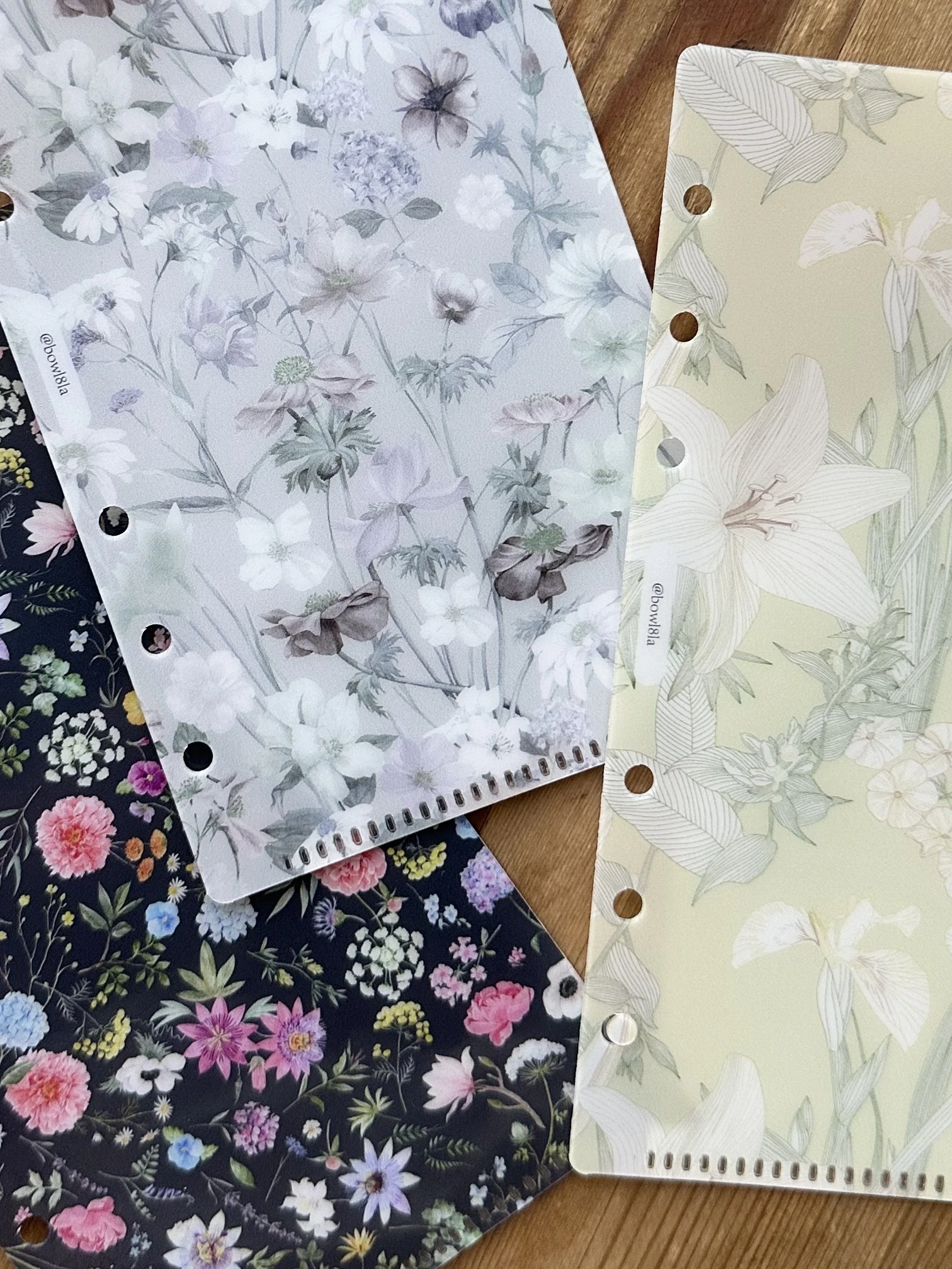 Kolorowy nadruk A6Personal PVC Insert Pocket For Loose Leaf Notebook Planner Organizer 6-ring Binder Akcesoria koreańskie artykuły papiernicze