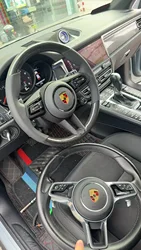 LCD Radio Carplay Touch Saddle AC Panel 2024 Steering Wheel For Porsche Macan 2014-2017 Digital Instrument Dashboard Stopwatch