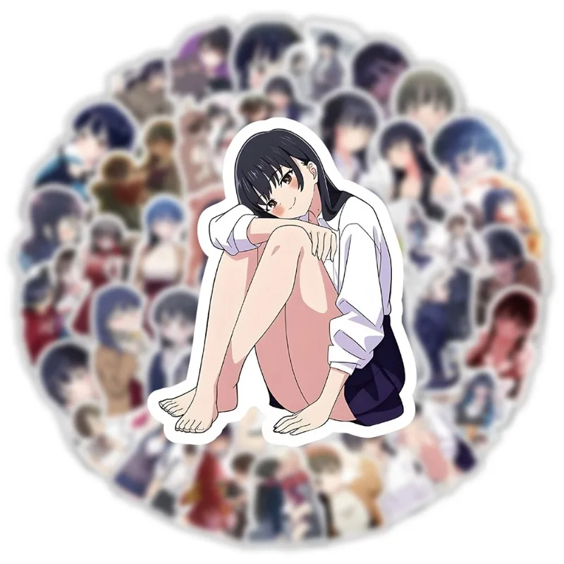 50/30/10 buah Shichika Kyotaro Yamada Anna populer Anime dua dimensi perifer DIY kreatif cangkir air stiker gitar komputer