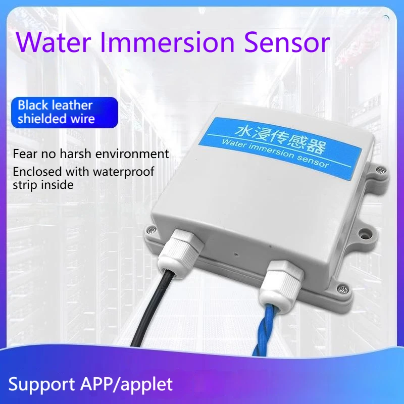 Flood Sensor Transmitter Leakage Rope Flooding Machine Room RS485 Wireless Intelligent Leakage Detection Alarm Detector