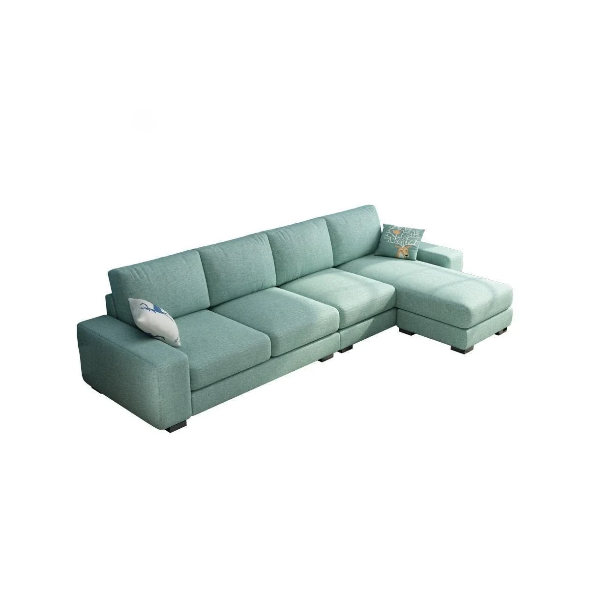 

Nordic modern simple small apartment fabric sofa