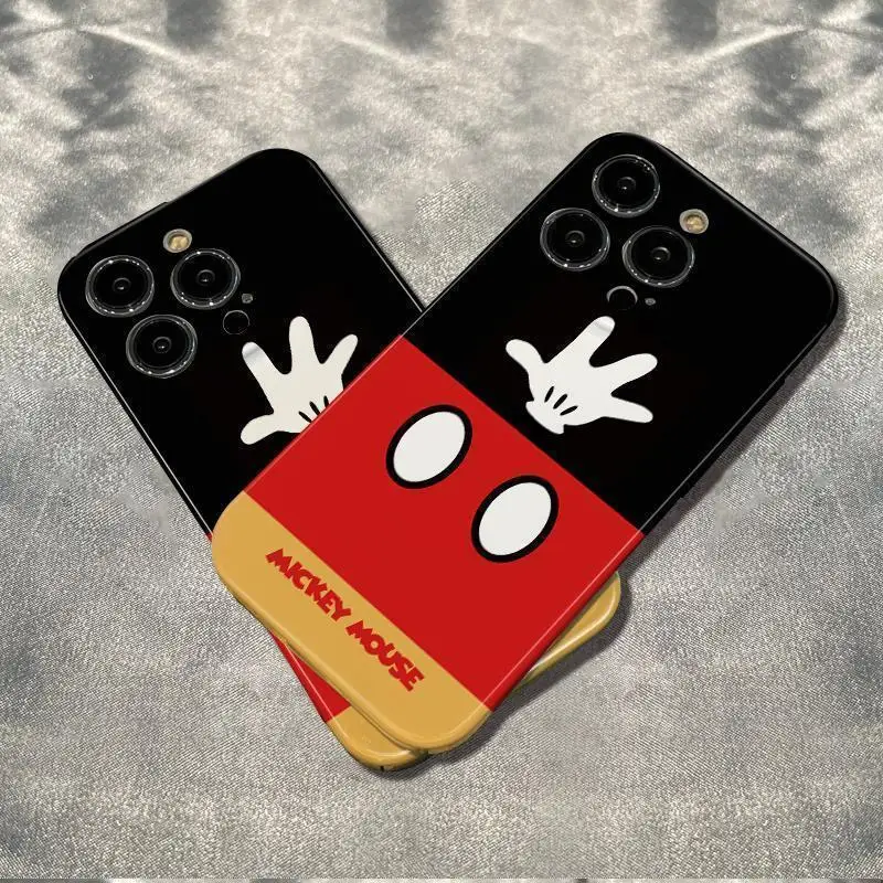 ميكي ماوس الكرتون لطيف s25 قضية الهاتف المحمول s24plus S23ultra شاملة s22 المضادة للسقوط A73 الهاتف المحمول واقية