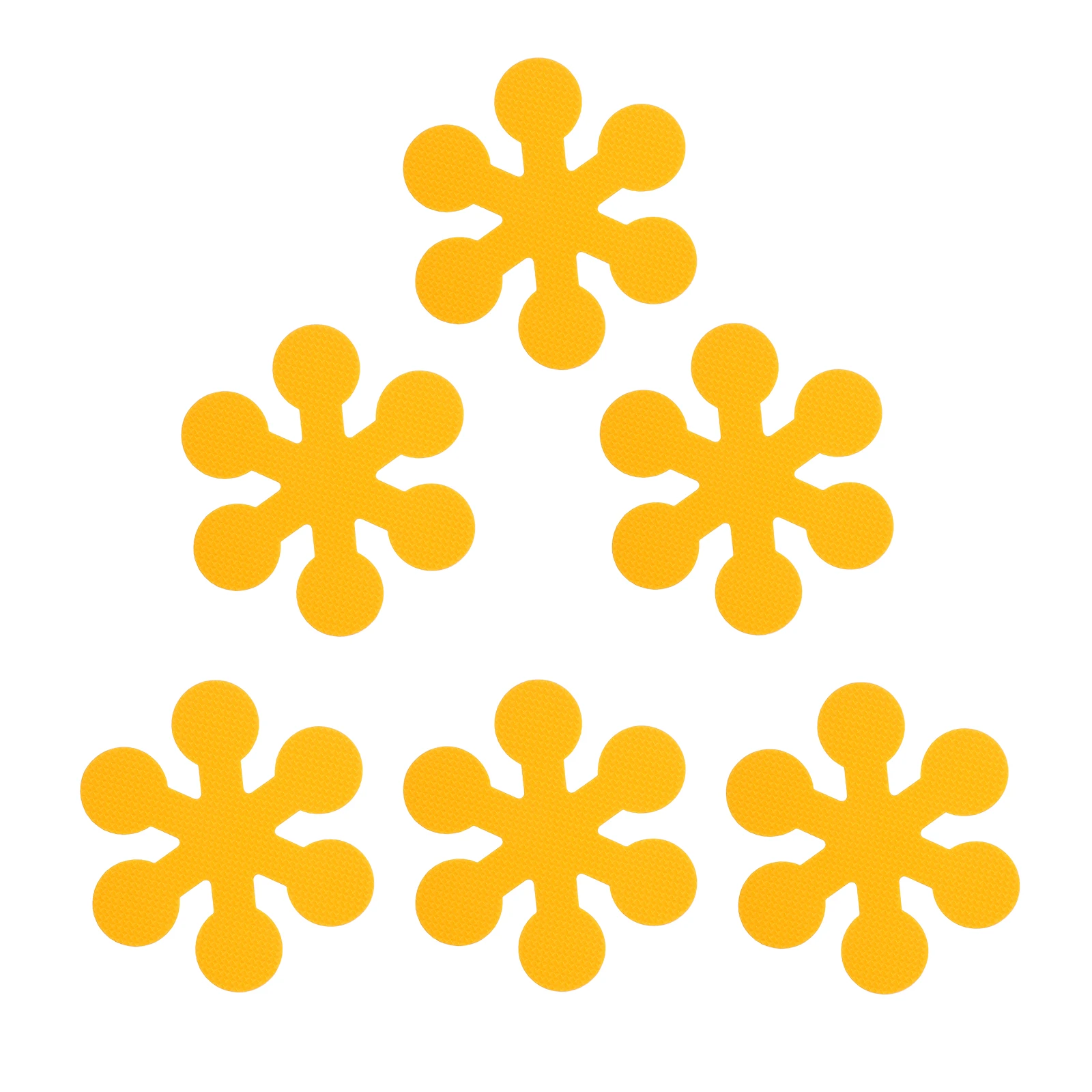 

6pcs Anti Stickers Bath Tub Shower Kids Safety Snowflake Waterproof Grippers Nonslip Decals Bathtub Stickers Non for Adults