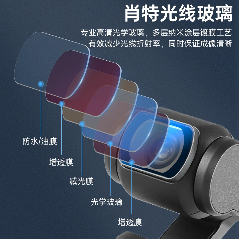 DJI Osmo Pocket 3 Sports Camera Lens Filtros, Filtro ND UV ajustável, Acessório Fotografia Luz suave, CPL ND8 16 32 64PL Conjunto