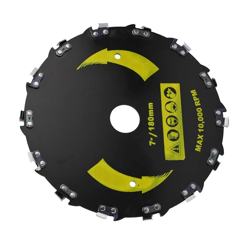 

ABGG-Диск бензопилы, прямоугольный цепной диск, диск для цепной пилы, 7 дюймов, для резьбы по дереву, пластика