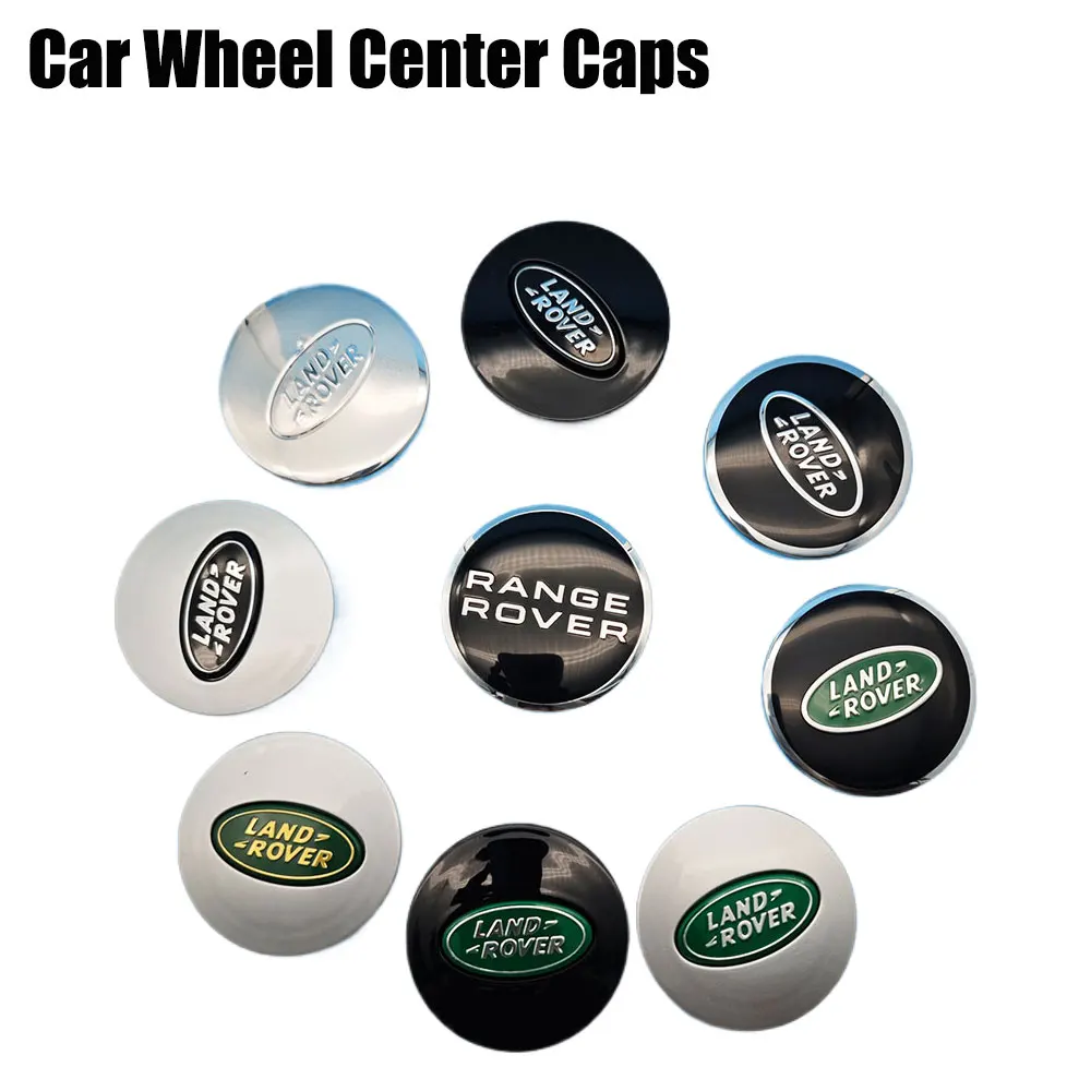 100pcs ABS 62mm 63mm Land Rover Car Wheel Center Caps Emblem For LAND RANGE ROVER Discovery Sport L322 L320 Evoque Accessories