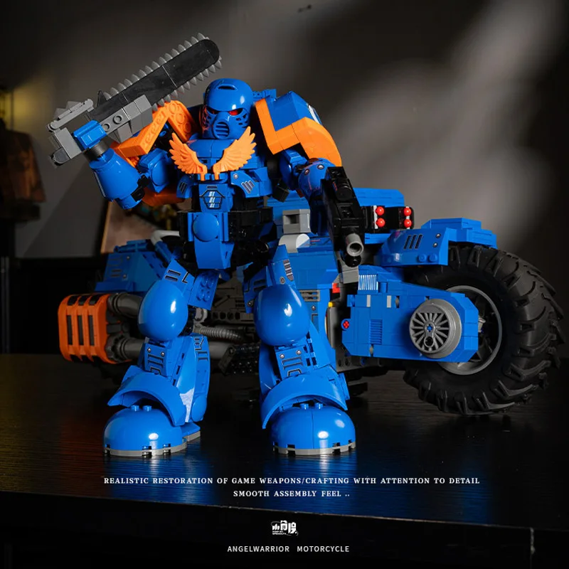 EM ESTOQUE Blocos de Montagem de Motocicleta Técnicos MOC, Modelos de Robôs, Brinquedos DIY para Meninos, Conjunto de Presentes de Natal