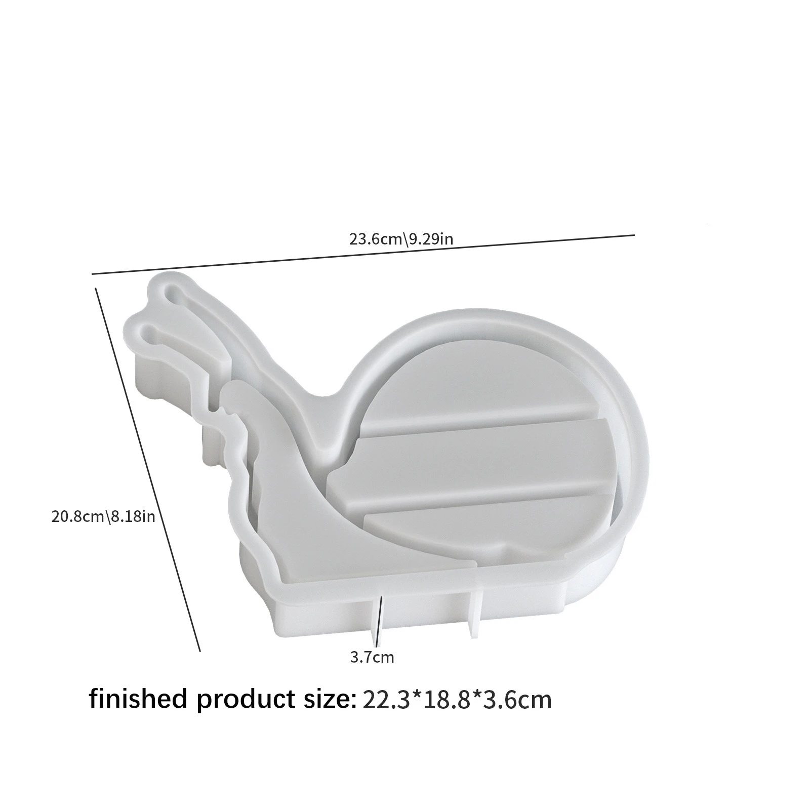 Snail Storage Rack Silicone Mold DIY Doll Jewelry Desktop Storage Rack Drip Plaster Mold