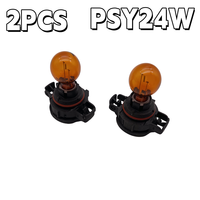 High accuracy 2PCS Original PG20-4 PSY24W Halogen Lamp For VW Golf Passat BMW Audi Front Turn Signal Lights Amber 12V 24W