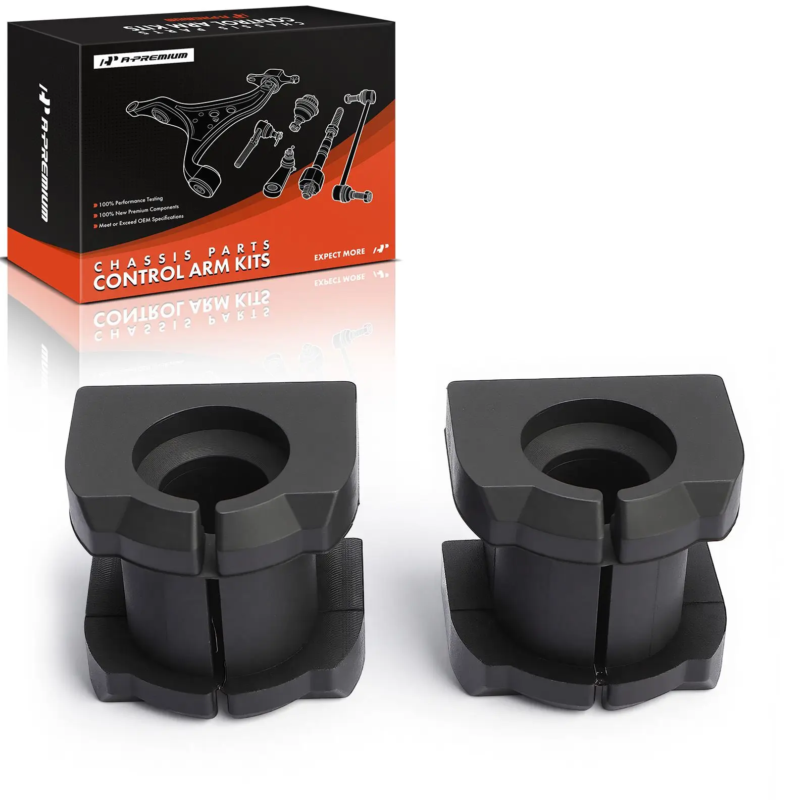 A-Premium 2x Rear Sway Bar Bushing for Mitsubishi Outlander 2005-2023 Lancer 2006-2017 ASX 2013-2015 RVR 2011-2022 Eclipse Cross