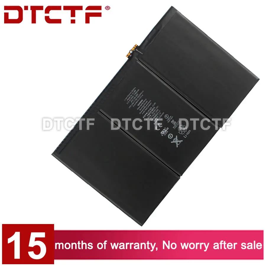 DTCTF 3.7V 11560mAh A1389 Model laptop battery For  Apple iPad 3 3RD 4 Generation A1403 A1416 A1430 A1389 a1458 A1460