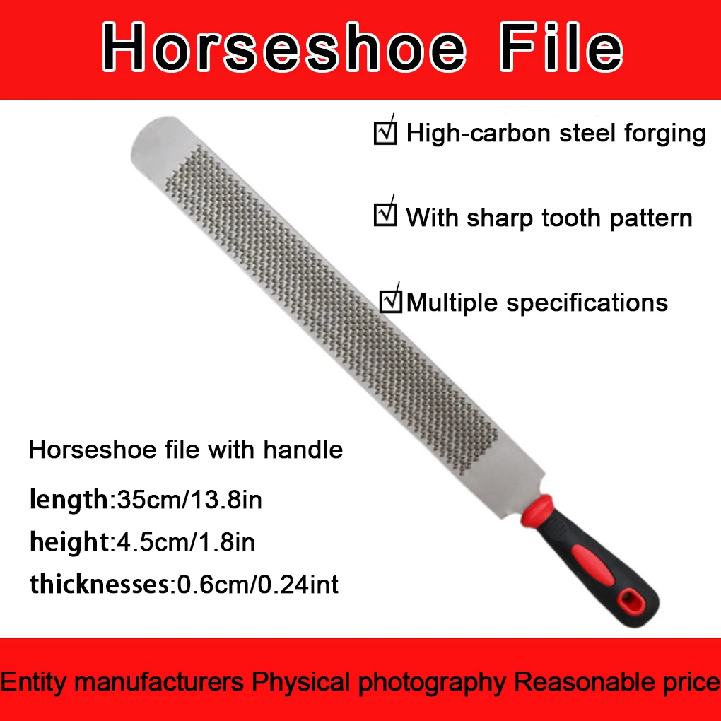 Premium Double-Sided File For Efficient And Accurate Hoof Trimming Donkeys Horseshoe Trimming Tool