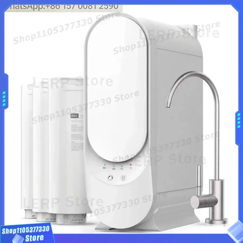 500G 600G 800G Tankless Under Sink RO Filtration System With Alkaline Filter