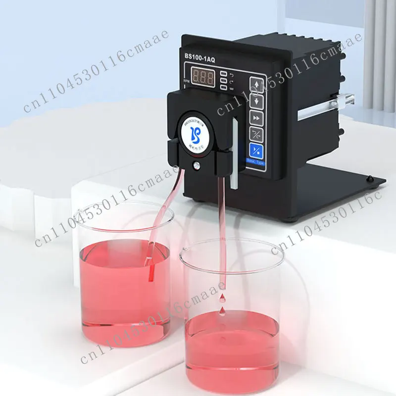 BS100-1AQ Timing Peristaltic Pump Grinder Supporting Titration Pump Chemical Pharmaceutical High Precision Dosing Metering Pump