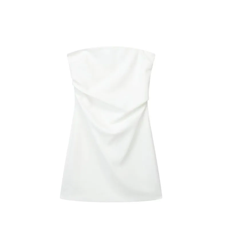 Faionable ort Strapl Dr Jupe ort taille haute polyvalente Dr pour femme, couleur pure, pour les déplacements, été...