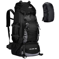 90L Camping Backpack Travel Bag Lightweight Hiking Climbing Mountaineering Trekking Large Outdoor Sport Luggage Shoulder Bag