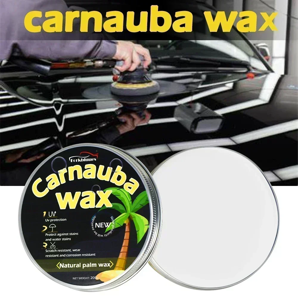 Autowas Autolakverzorging Carnauba Pasta Wax Braziliaanse Polijstwas Pasta Hoogglans Glans Super Hydrofobe Coating Beglazing