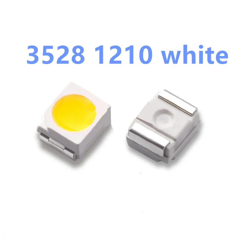 1000PCS SMD LED 1210 Highlighting Positive White 3528 Monochrome Lamp Beads