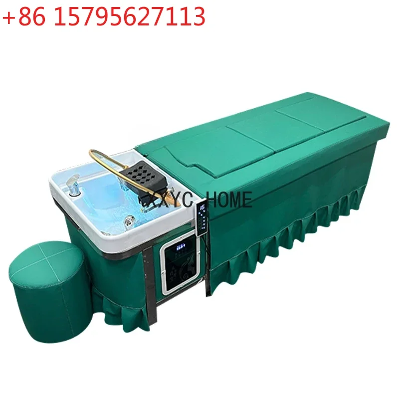 

Automatic Water Circulation Head Therapy Bed Electronic Moxibustion Bed Smokeless Shampoo Massage Couch