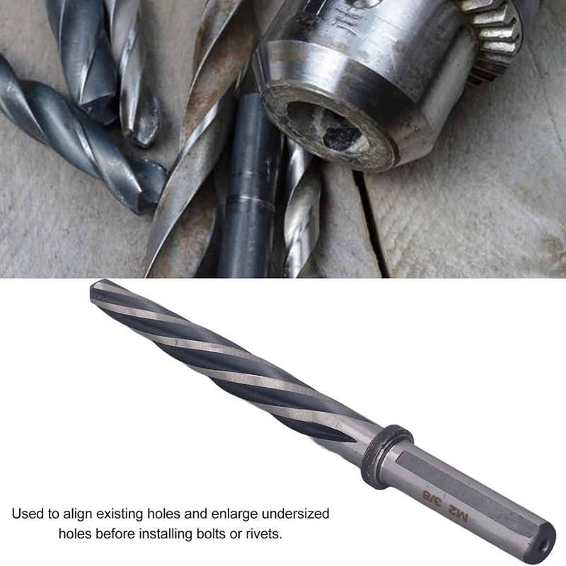 Versatile Taper Bridge Reamer For Accurate Metalwork 3/8 Inch 6542 & M2 HSS For Automotive Maintenance & Engineering-A15Z